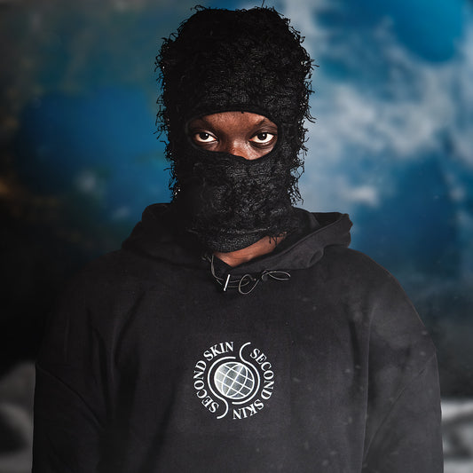 DISTRESSED BALACLAVA BLACK